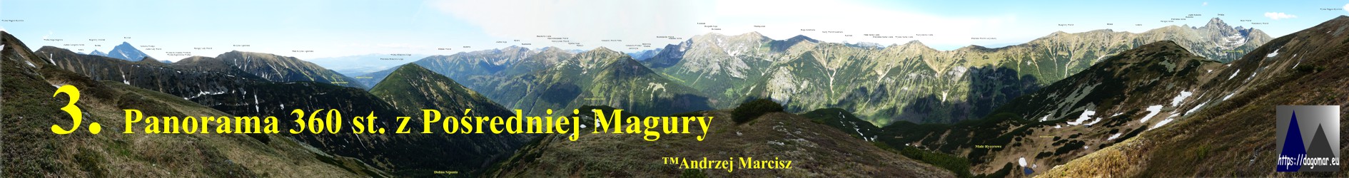 panorama z Pośredniej Magury